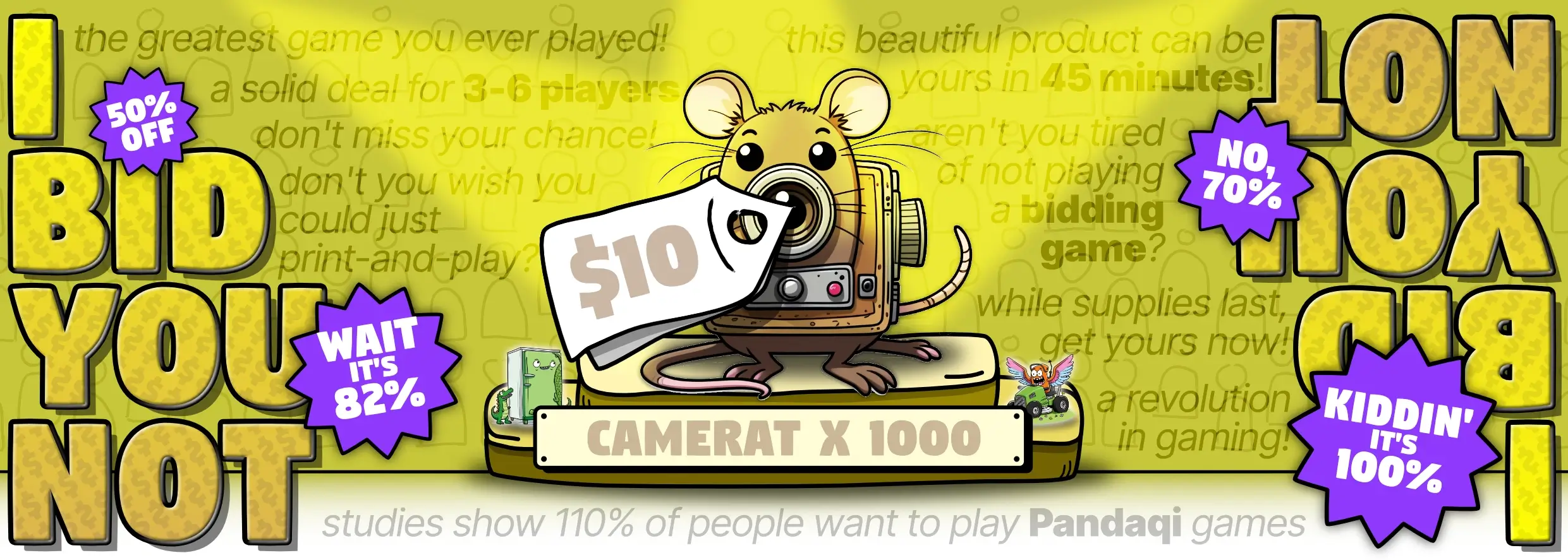 Thumbnail / Header for article: I Bid You Not