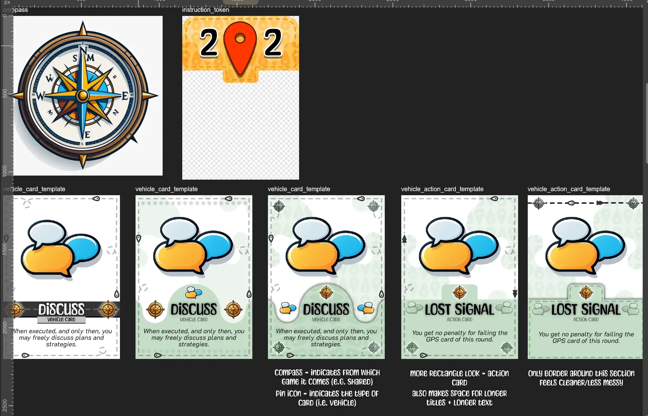 Initial sketches 1, looking for general card design templates. Initial sketches 1, looking for general card design templates.