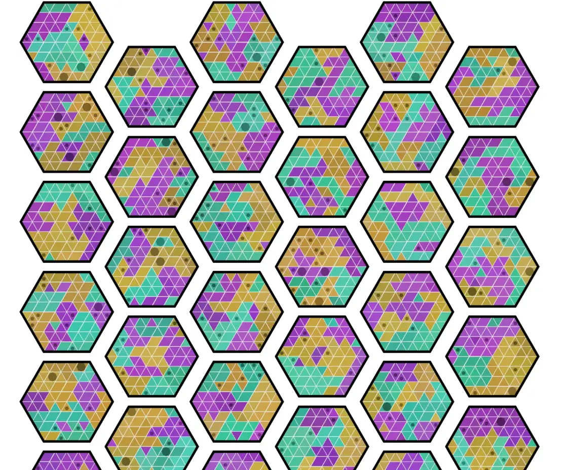 Photomone antsassins v3 mosaic progress hexagon