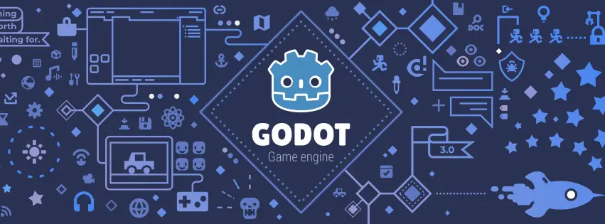 Thumbnail / Header for article: My Thoughts on the Godot game engine