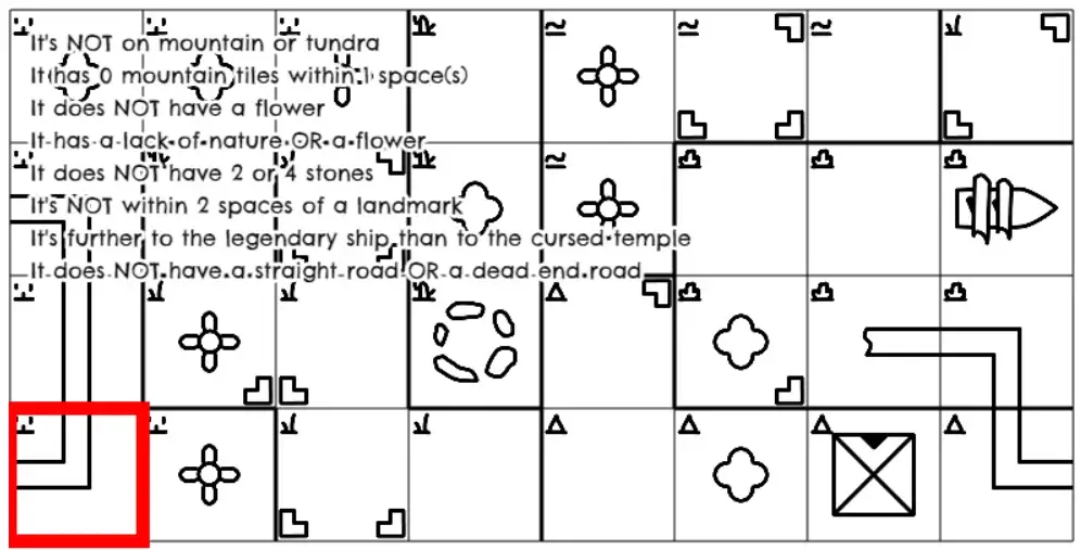 Improved map with balanced hints