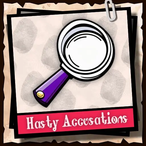 Hasty accusations favicon