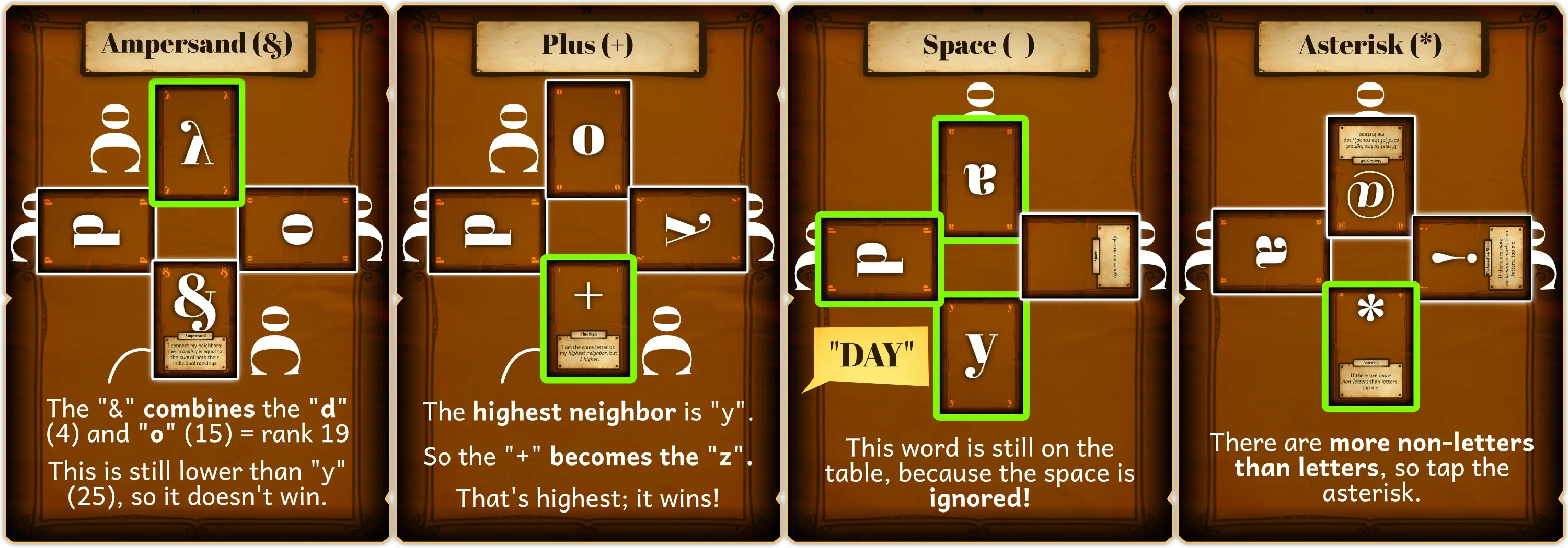 Examples of how to use some of the harder special glyph powers.