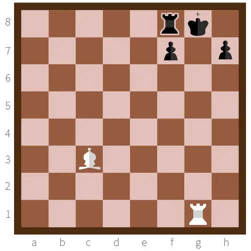 Example of Morphy's mate.
